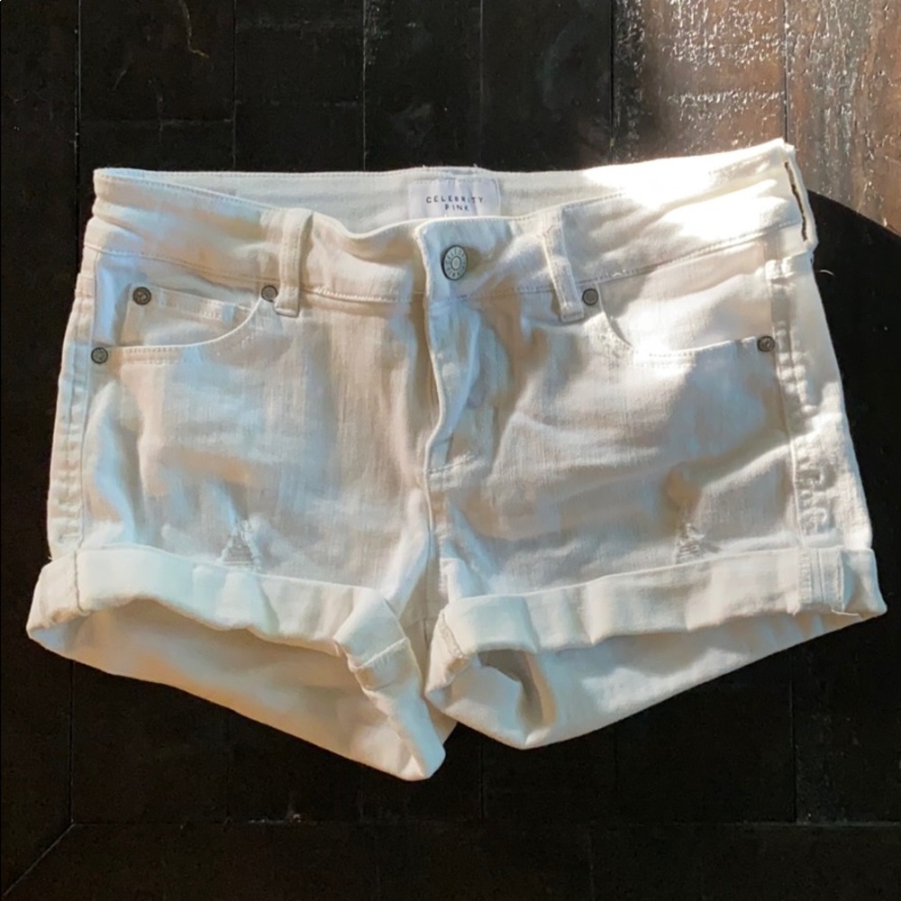 White shorts